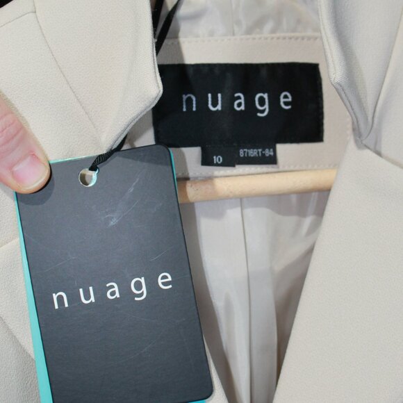 nuage cream thigh length jacket - Picture 2 of 4